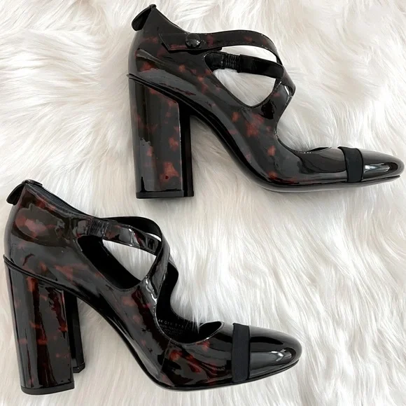 NIB Tory Burch Amble Tortoise Criss Cross Pump - Picture 3 of 15